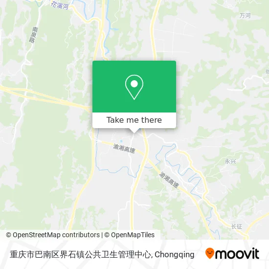重庆市巴南区界石镇公共卫生管理中心 map