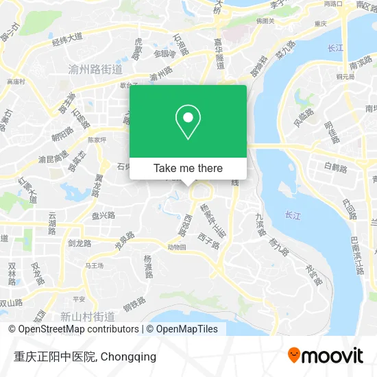 重庆正阳中医院 map