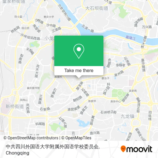 中共四川外国语大学附属外国语学校委员会 map