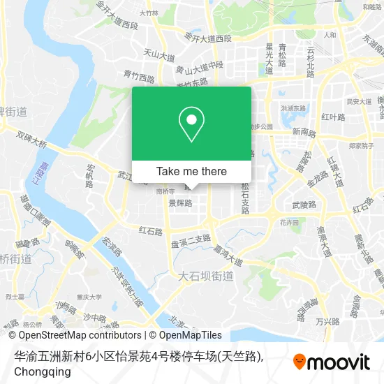 华渝五洲新村6小区怡景苑4号楼停车场(天竺路) map