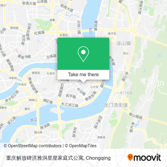 重庆解放碑洪雅洞星星家庭式公寓 map