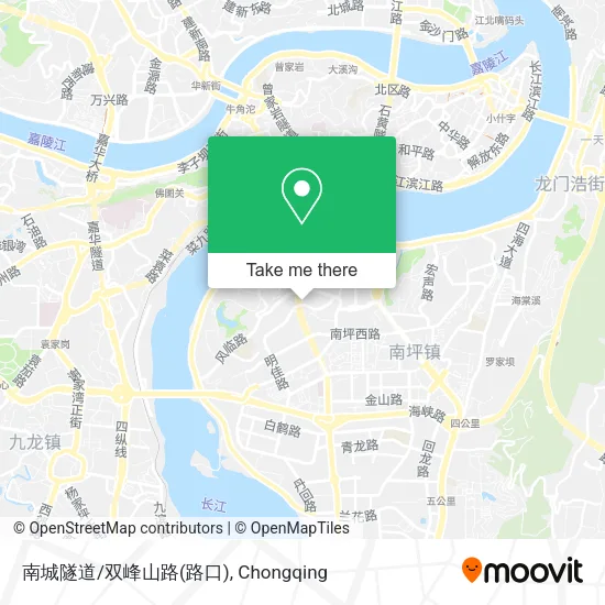 南城隧道/双峰山路(路口) map