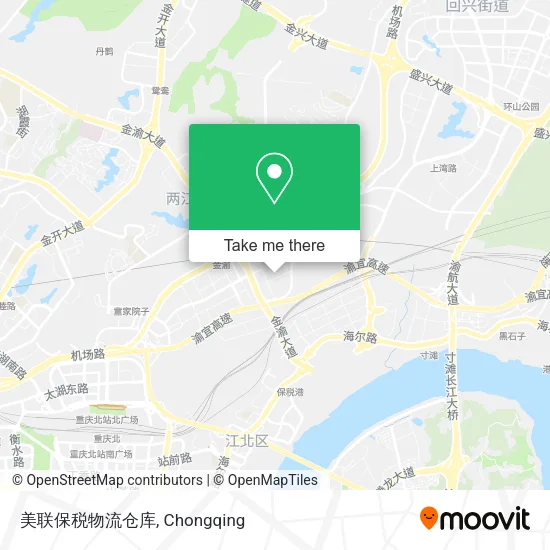 美联保税物流仓库 map