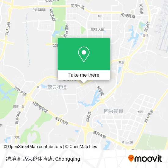 跨境商品保税体验店 map