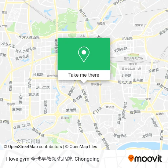 I love gym 全球早教领先品牌 map