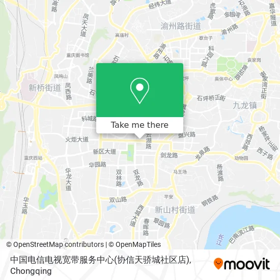 中国电信电视宽带服务中心(协信天骄城社区店) map