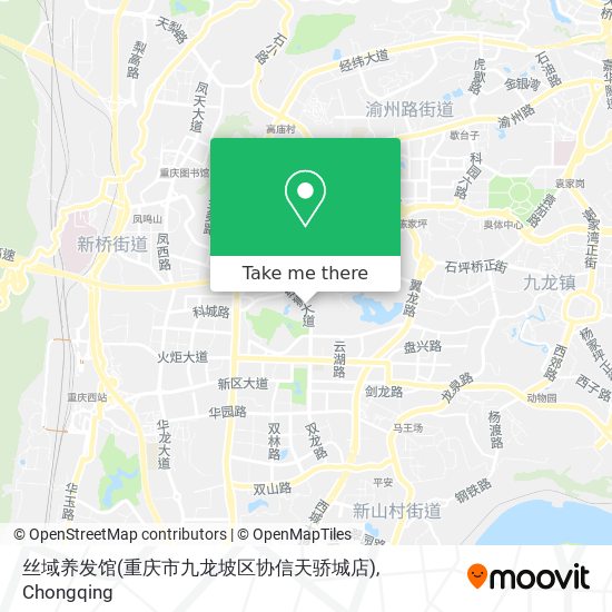 丝域养发馆(重庆市九龙坡区协信天骄城店) map