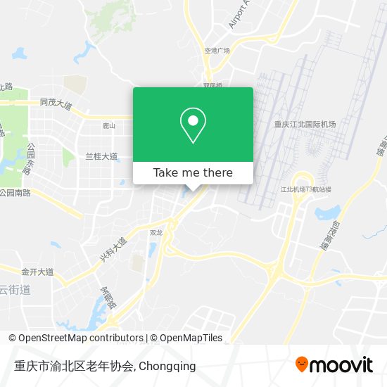 重庆市渝北区老年协会 map