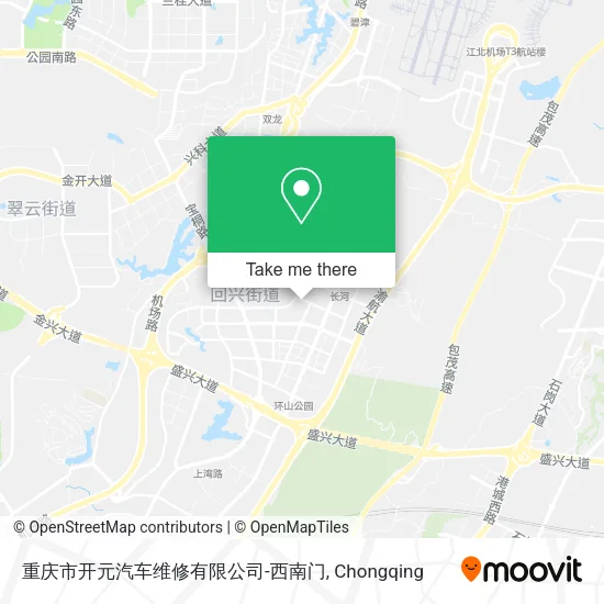 重庆市开元汽车维修有限公司-西南门 map