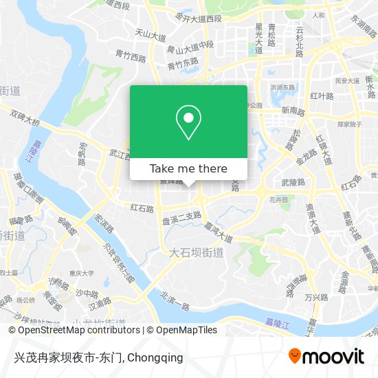 兴茂冉家坝夜市-东门 map