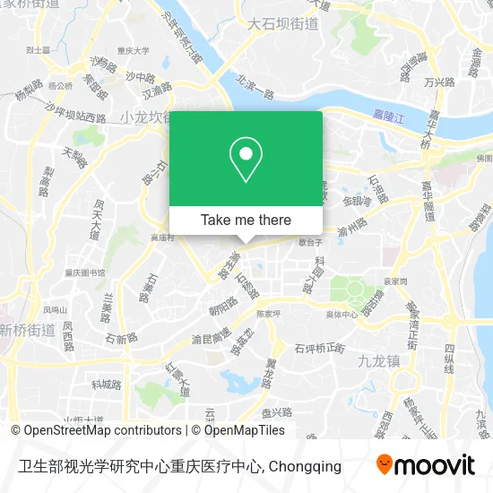 卫生部视光学研究中心重庆医疗中心 map