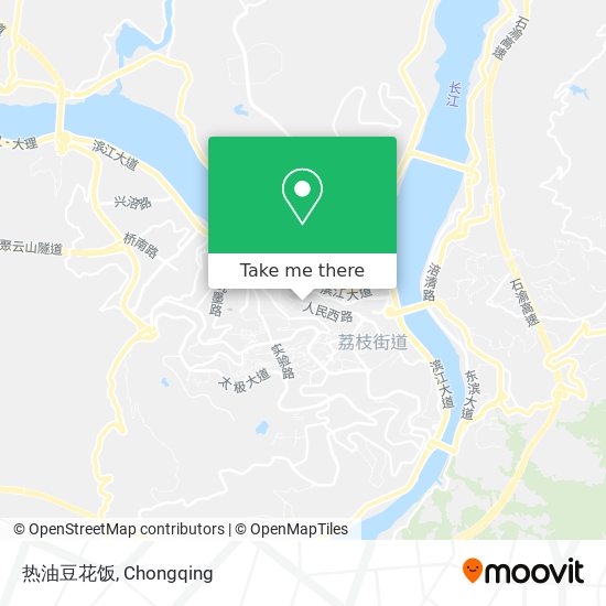 热油豆花饭 map
