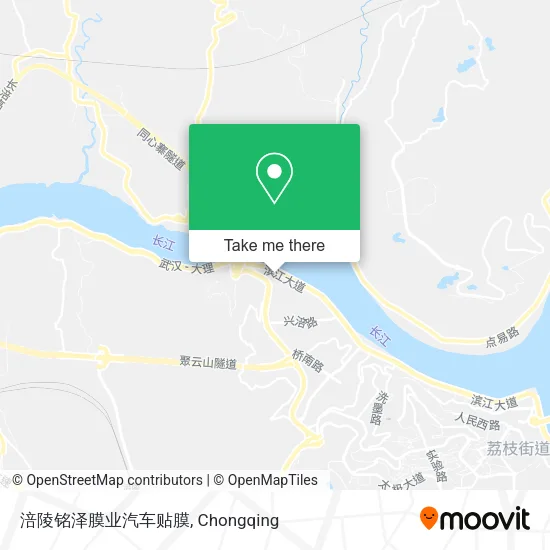 涪陵铭泽膜业汽车贴膜 map