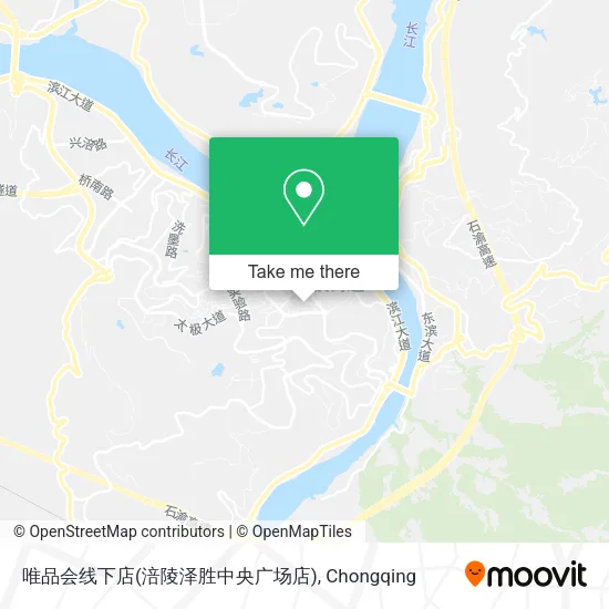 唯品会线下店(涪陵泽胜中央广场店) map
