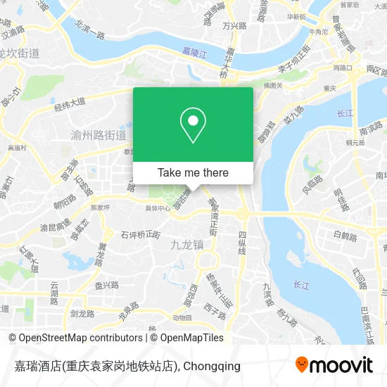 嘉瑞酒店(重庆袁家岗地铁站店) map
