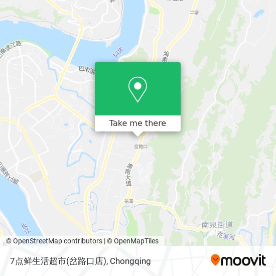 7点鲜生活超市(岔路口店) map
