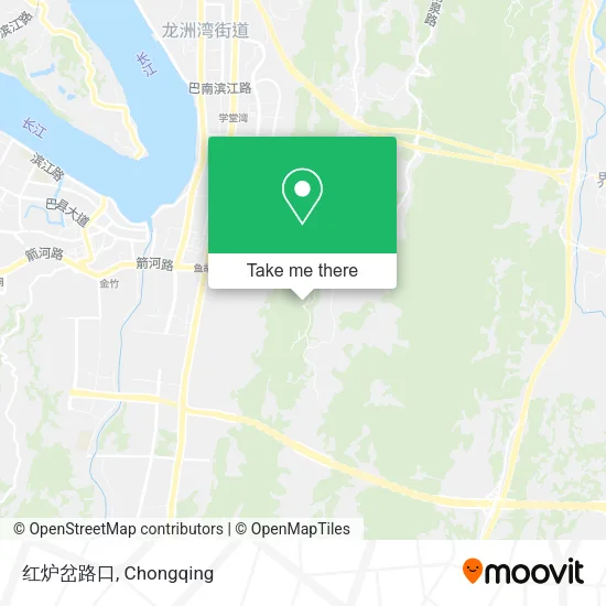 红炉岔路口 map