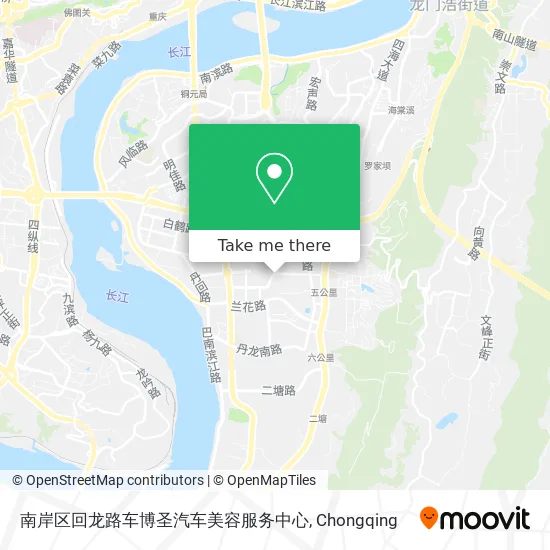 南岸区回龙路车博圣汽车美容服务中心 map
