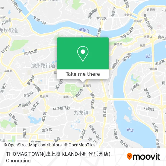 THOMAS TOWN(城上城·KLAND小时代乐园店) map