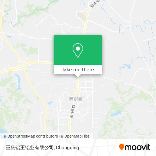 重庆铝王铝业有限公司 map