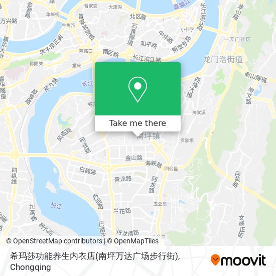 希玛莎功能养生内衣店(南坪万达广场步行街) map
