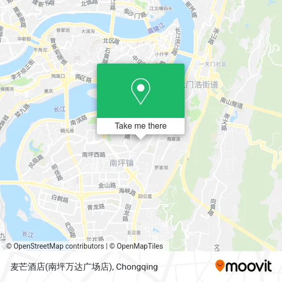 麦芒酒店(南坪万达广场店) map