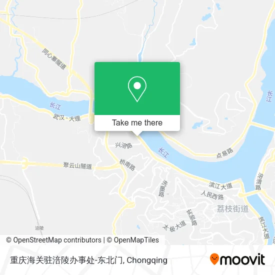 重庆海关驻涪陵办事处-东北门 map