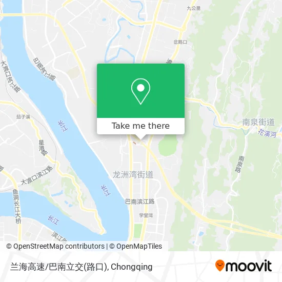 兰海高速/巴南立交(路口) map