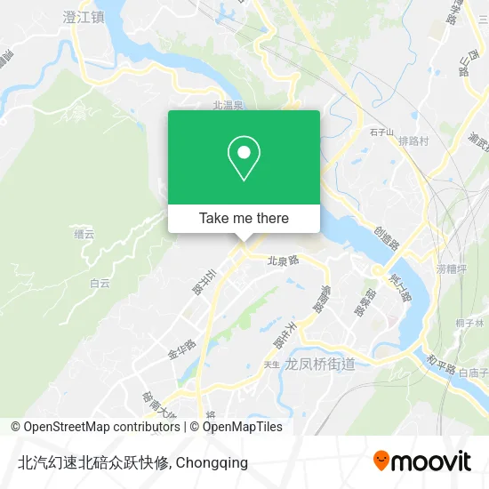 北汽幻速北碚众跃快修 map