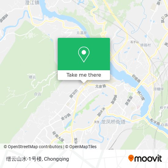 缙云山水-1号楼 map