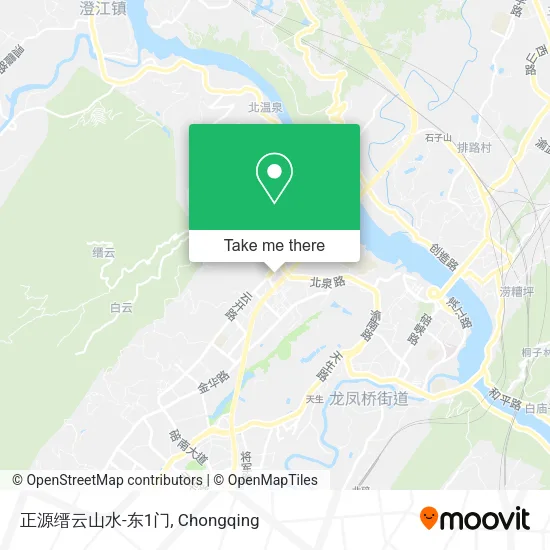 正源缙云山水-东1门 map