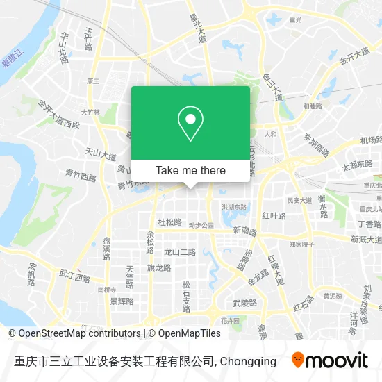 重庆市三立工业设备安装工程有限公司 map