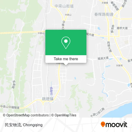 民安物流 map