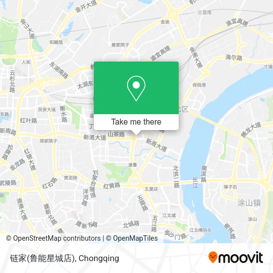 链家(鲁能星城店) map
