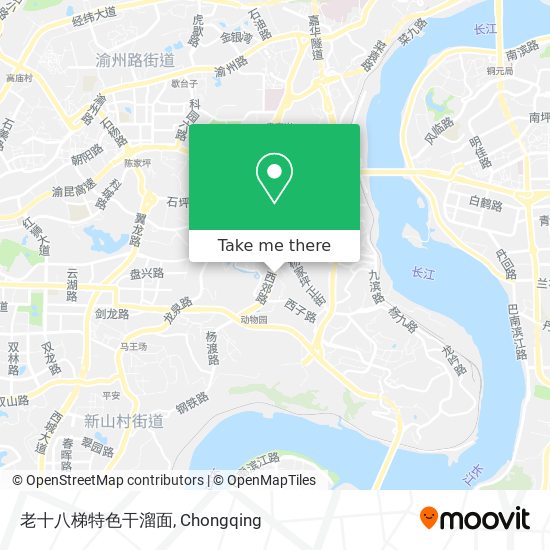 老十八梯特色干溜面 map
