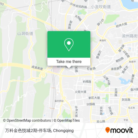 万科金色悦城2期-停车场 map