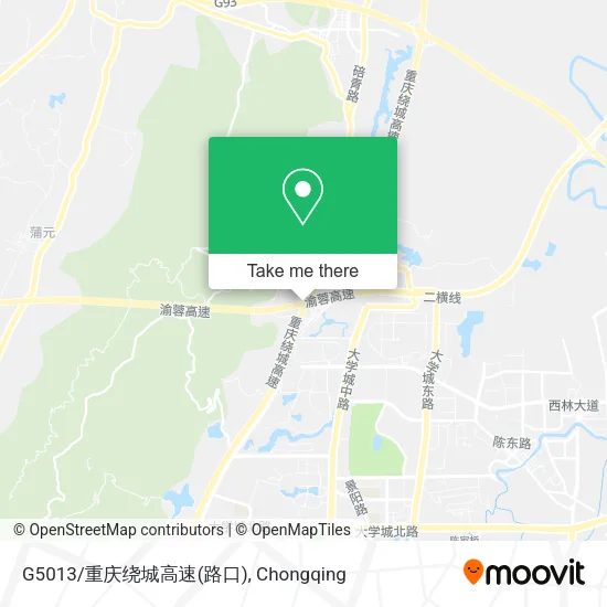 G5013/重庆绕城高速(路口) map