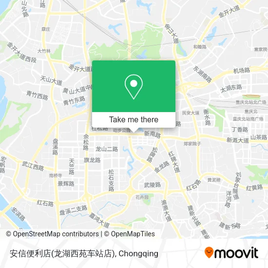 安信便利店(龙湖西苑车站店) map