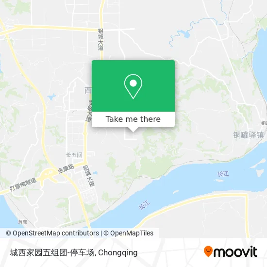 城西家园五组团-停车场 map