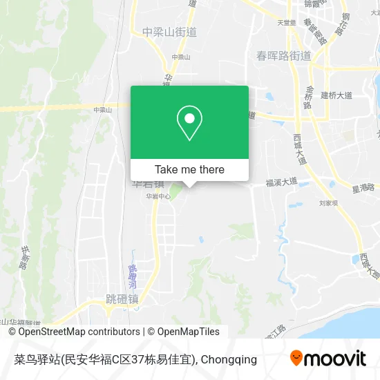 菜鸟驿站(民安华福C区37栋易佳宜) map