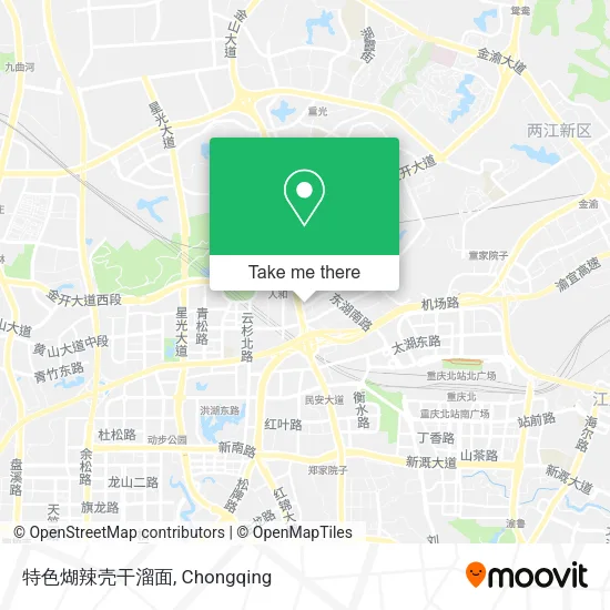 特色煳辣壳干溜面 map