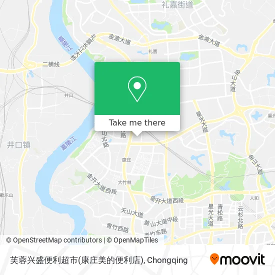 芙蓉兴盛便利超市(康庄美的便利店) map