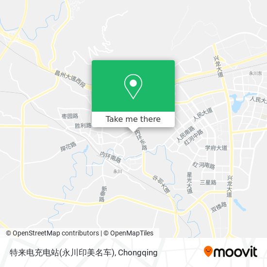 特来电充电站(永川印美名车) map