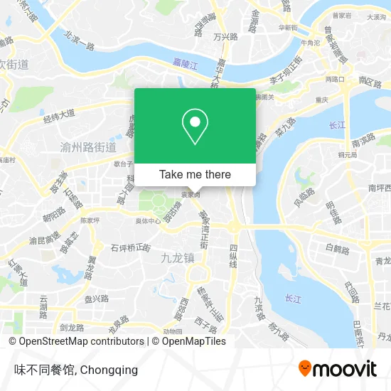 味不同餐馆 map