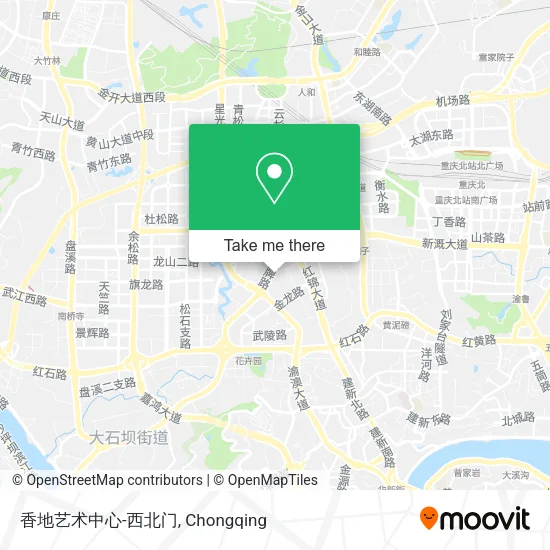 香地艺术中心-西北门 map