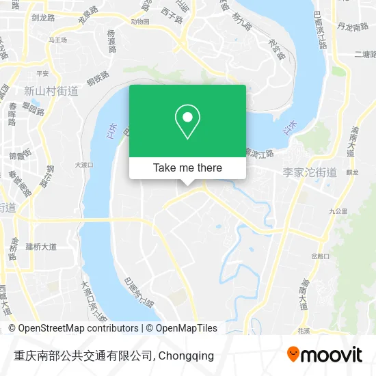 重庆南部公共交通有限公司 map