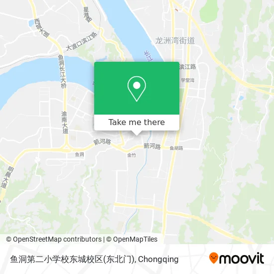 鱼洞第二小学校东城校区(东北门) map