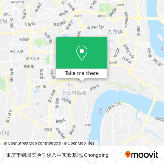 重庆市钢城实验学校八中实验基地 map