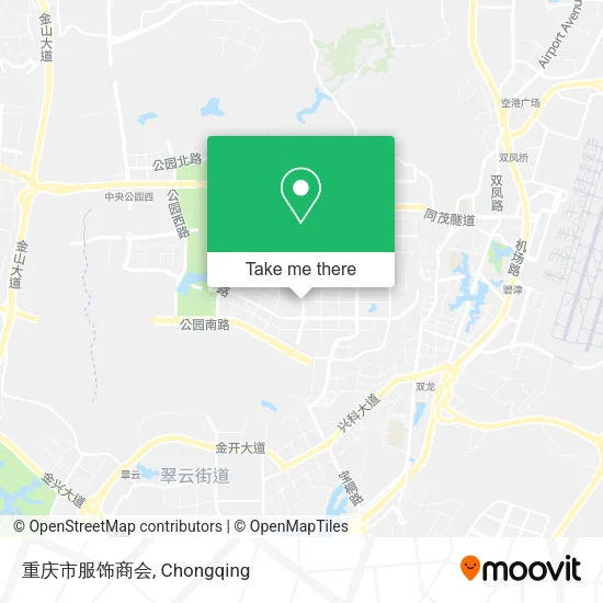 重庆市服饰商会 map