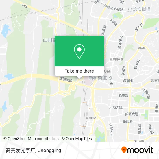 高亮发光字厂 map